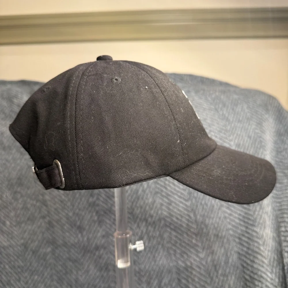 Mom Life Slideback Hat Black One Size Adjustable Embroidered Cap